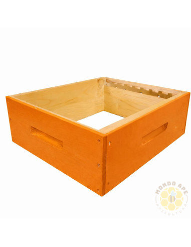 Melario verniciato con distanziatore a 9 tacche e maniglie altezza 17cm