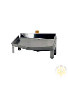 ESPOSITORE DISPENSER PER MIELE IN FAVO CON COPERCHIO INOX | MONDO APE 2