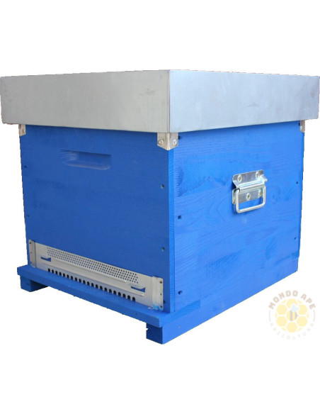 KIT APICOLTURA COMPLETO 2 ARNIE CUBO 10 FAVI CON MELARI TELAINI E ACCESSORI | MONDO APE