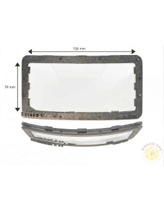 VISIERA TRASPARENTE BEECLEAR MASCHERE ROTONDE