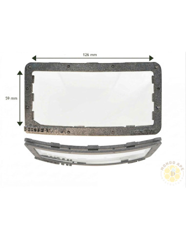 VISIERA TRASPARENTE BEECLEAR MASCHERE ROTONDE