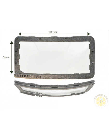 VISIERA TRASPARENTE BEECLEAR MASCHERE ROTONDE