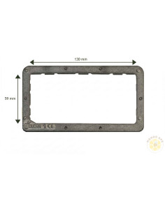 VISIERA TRASPARENTE BEECLEAR PER MASCHERE QUADRATE 2