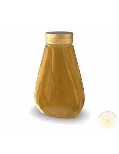 DISPENSER PER MIELE 255 ML IN PLASTICA ALIMENTARE CON COPERCHIO GIALLO | MONDO APE