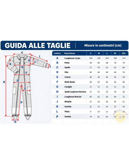TUTA LEGA “ASTRONAUTA” PROFESSIONAL VENTILATA CON MASCHERA | LEGA
