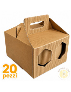 SCATOLA PER 4 VASETTI DA 250 GRAMMI 20 PEZZI