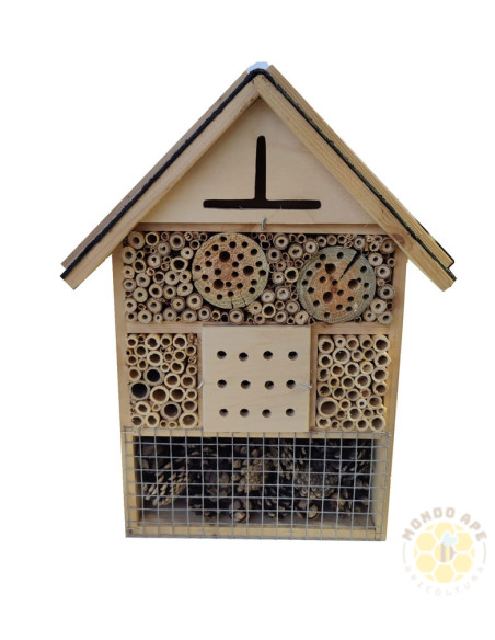 CASETTA PER INSETTI IMPOLLINATORI RIPARO INVERNALE PER INSETTI UTILI | MONDO APE