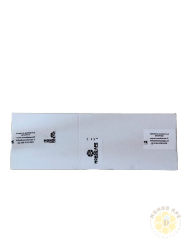 FOGLI CEREI OPERCOLO DA MELARIO 41X13 CM 9 FOGLI DA 50G ALTA QUALITÀ | MONDO APE