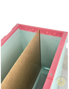 DIAFRAMMA IN MASONITE PER ARNIETTE IN POLISTIROLO DIVISIBILI BLU E ROSA | MONDO APE