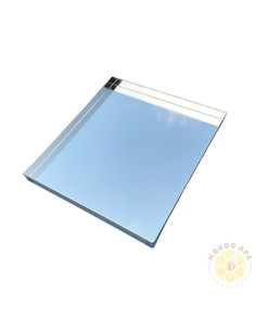 VASSOIO IN ACCIAIO INOX PER MELARI POST SMIELATURA 54X46 | MONDO APE 2