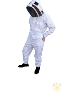 TUTA IN COTONE CON MASCHERA A CAPPUCCIO