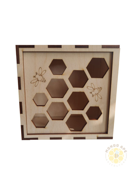 SCATOLINA IN LEGNO CON COPERCHIO SCORREVOLE