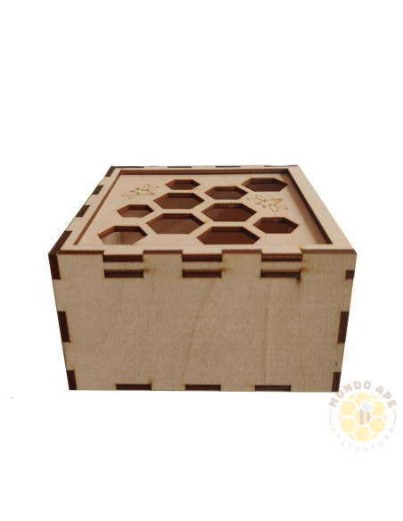 SCATOLINA IN LEGNO CON COPERCHIO SCORREVOLE