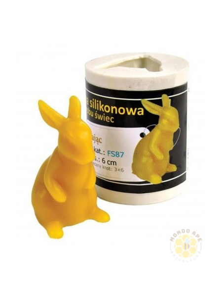 STAMPO PER CANDELA IN SILICONE LEPRE