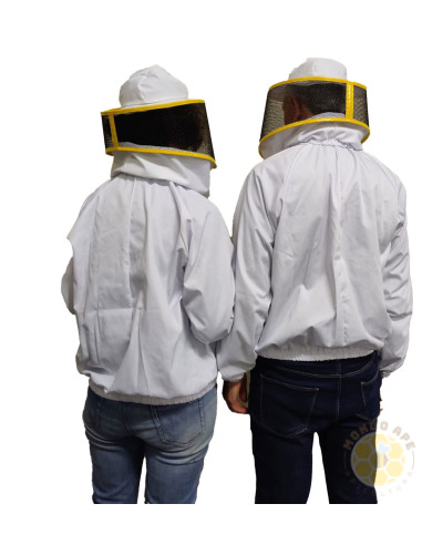 CAMICIOTTO A SALSICCIOTTO IN COTONE CON MASCHERA ROTONDA A RETE METALLICA | MONDO APE