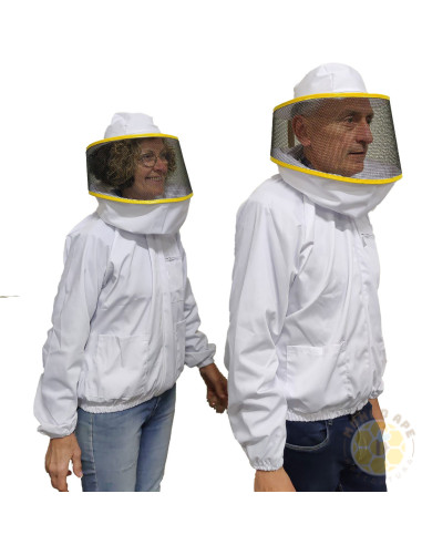 CAMICIOTTO A SALSICCIOTTO IN COTONE CON MASCHERA ROTONDA A RETE METALLICA | MONDO APE