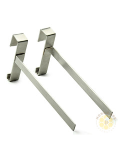 MENSOLE PORTAFAVI INOX REGOLABILI COPPIA | MONDO APE