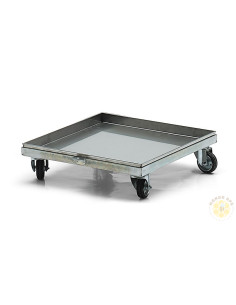 CARRELLO PORTA MELARI IN ACCIAIO INOX PER LABORATORIO 43X50 | MONDO APE