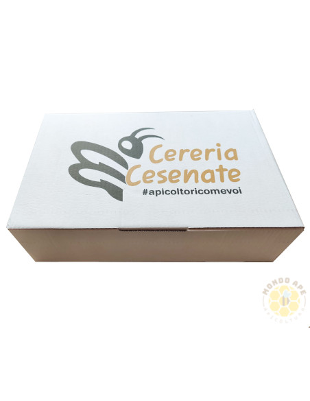 FOGLI CEREI PER MELARIO 41X13 CM CERA ITALIANA 5 KG | MONDO APE