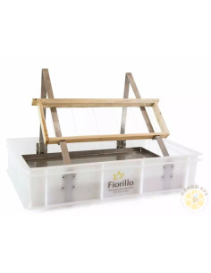 BANCO CON VASCA IN PLASTICA SGOCIOLATOIO E LEGGIO INOX 60X40X13 | MONDO APE