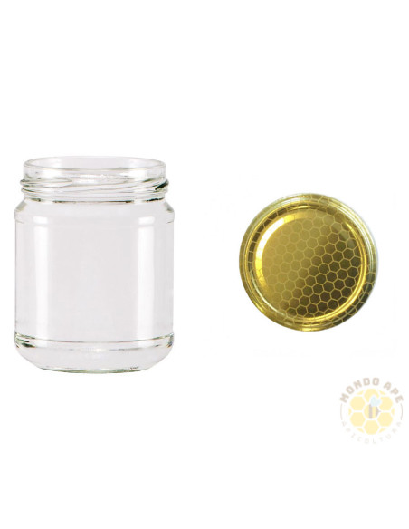 Vasetto in Vetro 250 Grammi (212 cc) con Capsule – Pacco da 28