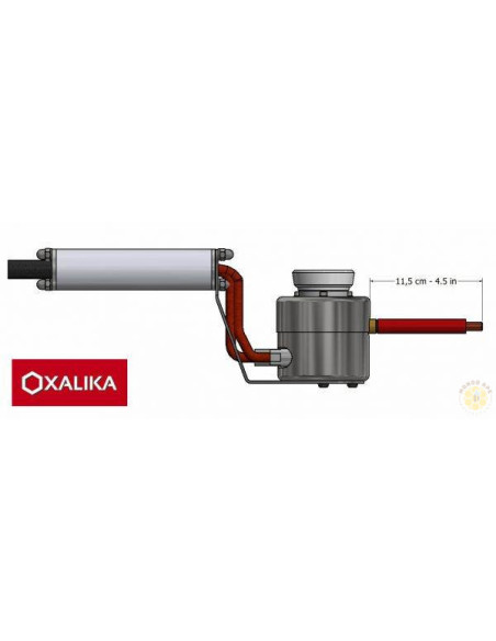 TUBO DIFFUSORE LUNGO PER I SUBLIMATORI OXALIKA PRO EASY E OXALIKA PRO FAST