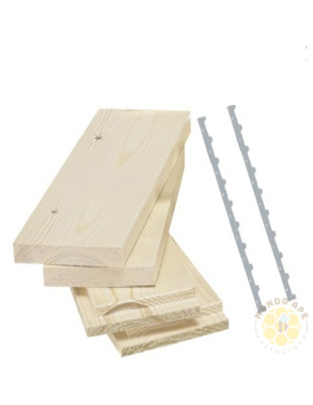 KIT AVVIO APICOLTURA NOMADISMO DA ASSEMBLARE 2 ARNIE 10 FAVI CON ACCESSORI | MONDO APE