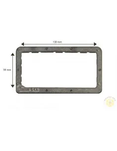 VISIERA TRASPARENTE BEECLEAR PER MASCHERE QUADRATE 2