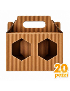 SCATOLA PER 2 VASETTI DA 250 GRAMMI 20 PEZZI